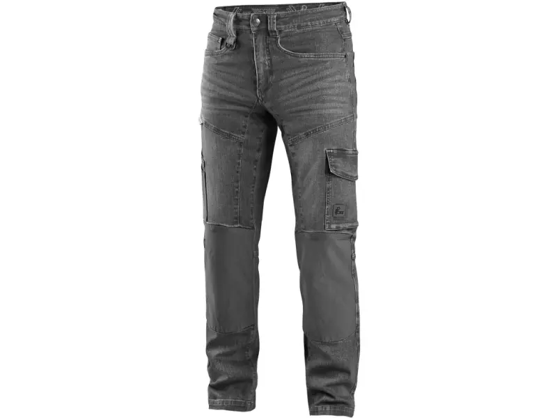 Kalhoty jeans CXS ALBI, pánské, šedé, vel. 48
