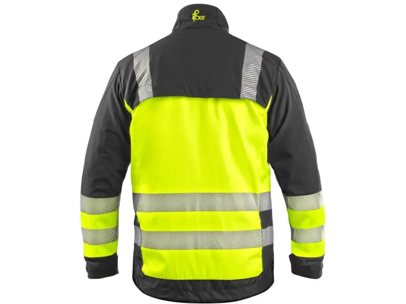 Blůza CXS NAOS HV, pánská, černá-žlutá Hi-Vis, reflexní pruhy