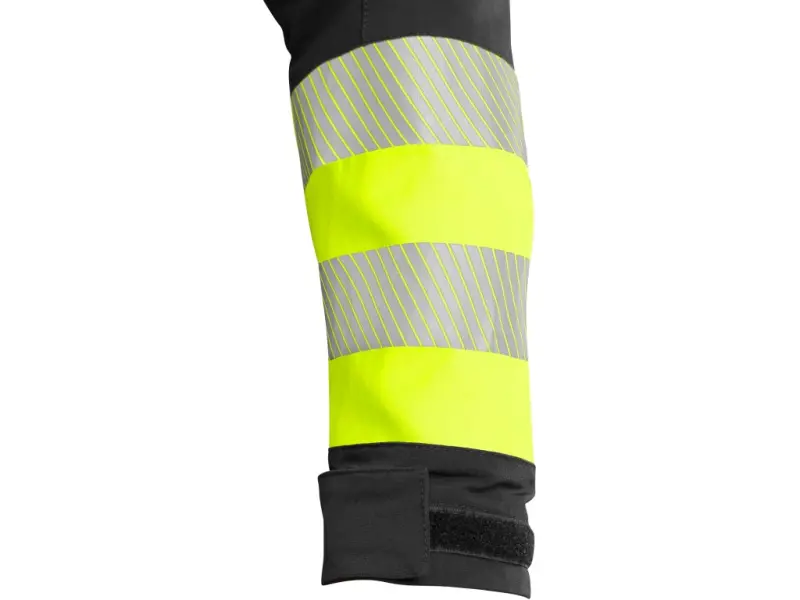 Blůza CXS NAOS HV, pánská, černá-žlutá Hi-Vis, reflexní pruhy