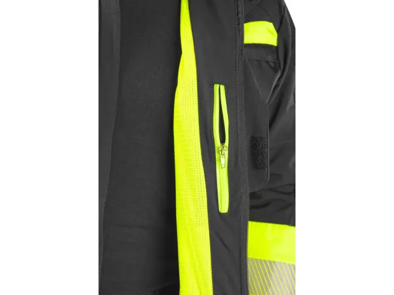 Blůza CXS NAOS HV, pánská, černá-žlutá Hi-Vis, reflexní pruhy, vel. 46