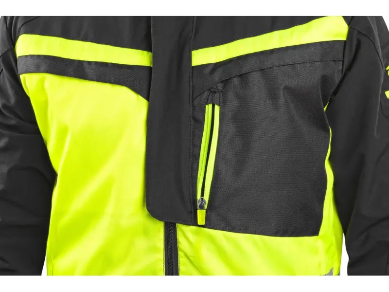 Blůza CXS NAOS HV, pánská, černá-žlutá Hi-Vis, reflexní pruhy, vel. 46