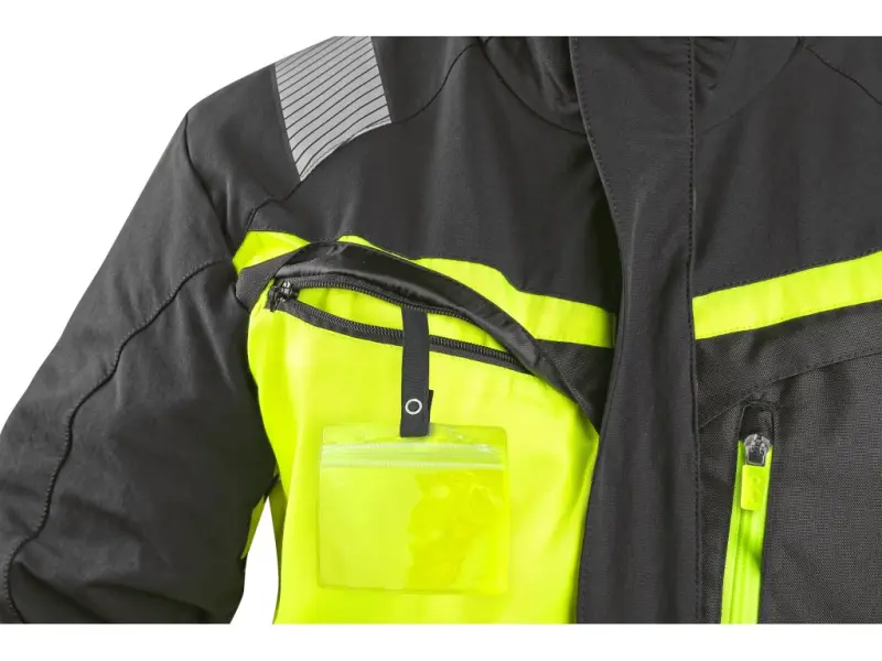 Blůza CXS NAOS HV, pánská, černá-žlutá Hi-Vis, reflexní pruhy, vel. 52