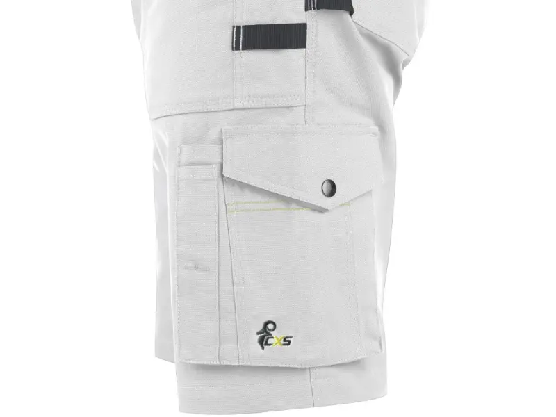 Kraťasy CXS STRETCH pánské, bílo-šedé, vel. 46