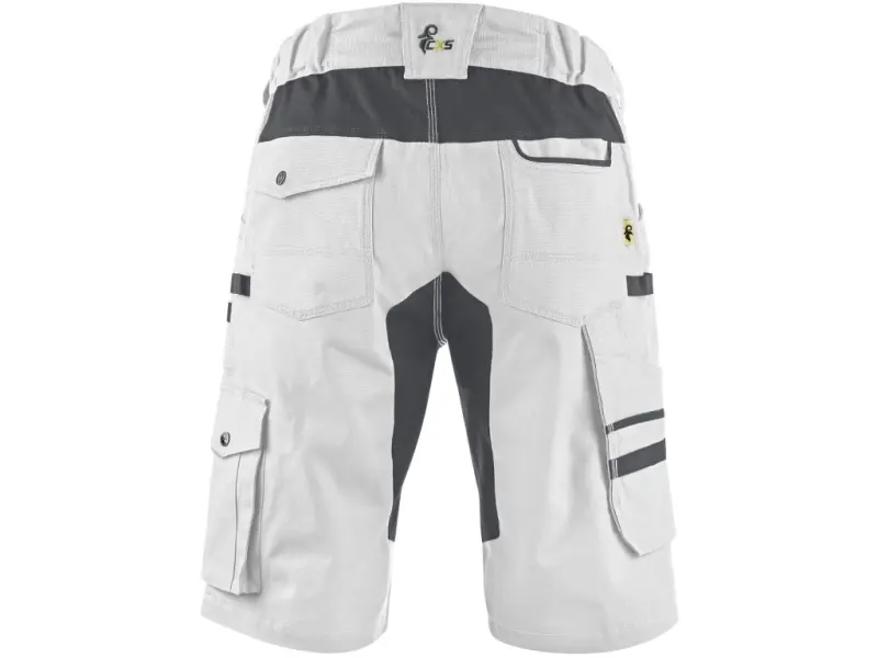 Kraťasy CXS STRETCH pánské, bílo-šedé, vel. 60