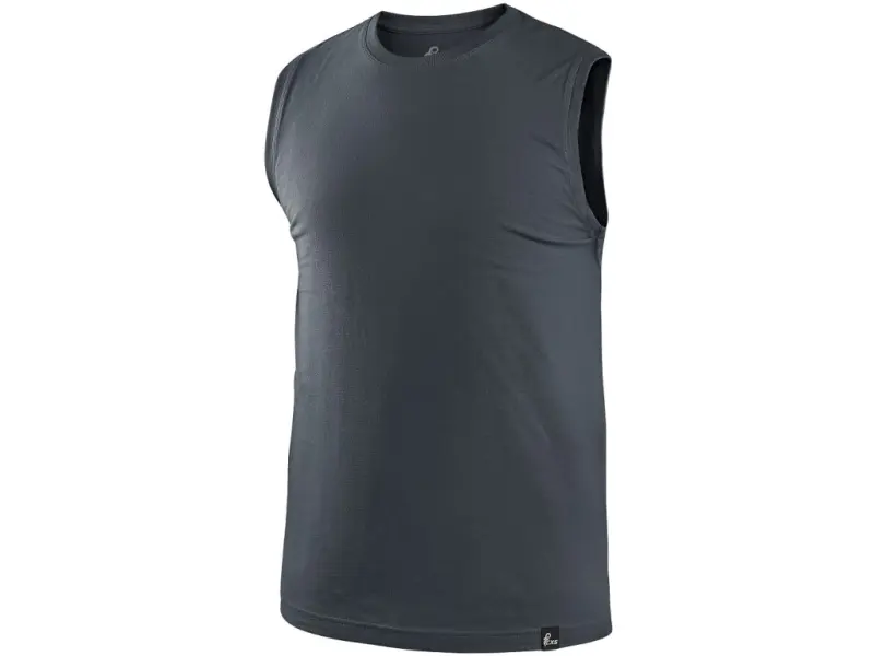 Tričko CXS RICHARD, bez rukávů (tílko), šedé, vel. 2XL