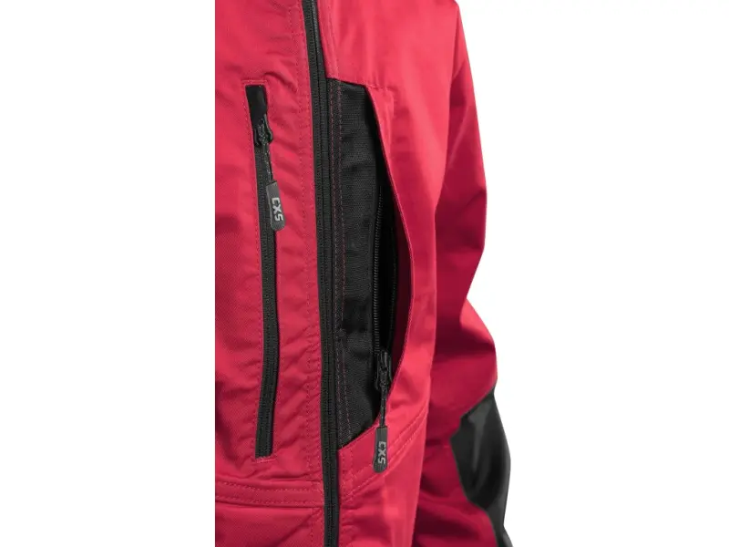 Blůza CXS SOLIS, pánská, červeno-černá, vel. 50