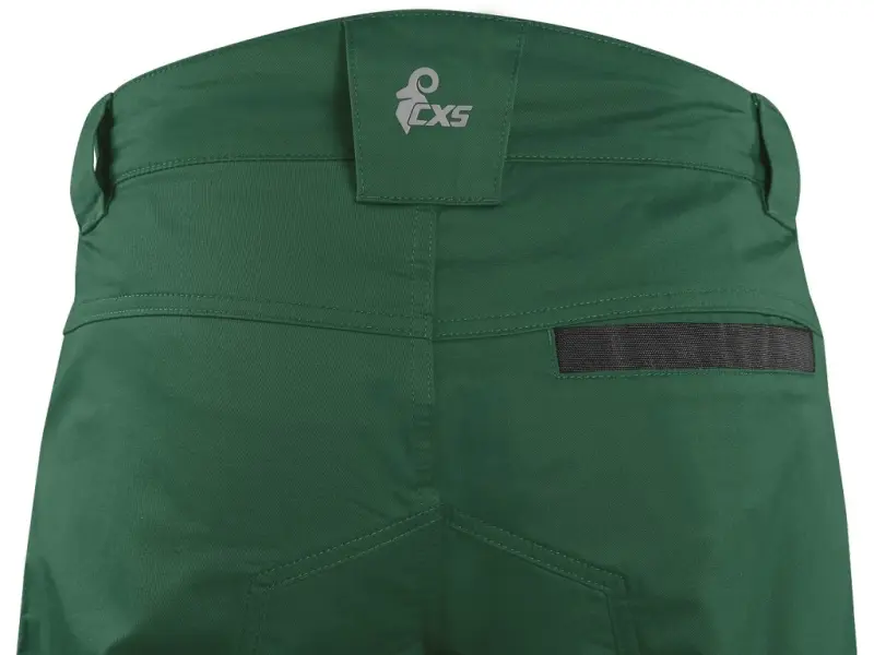 Kalhoty CXS SOLIS pánské, zeleno-černé, vel. 62