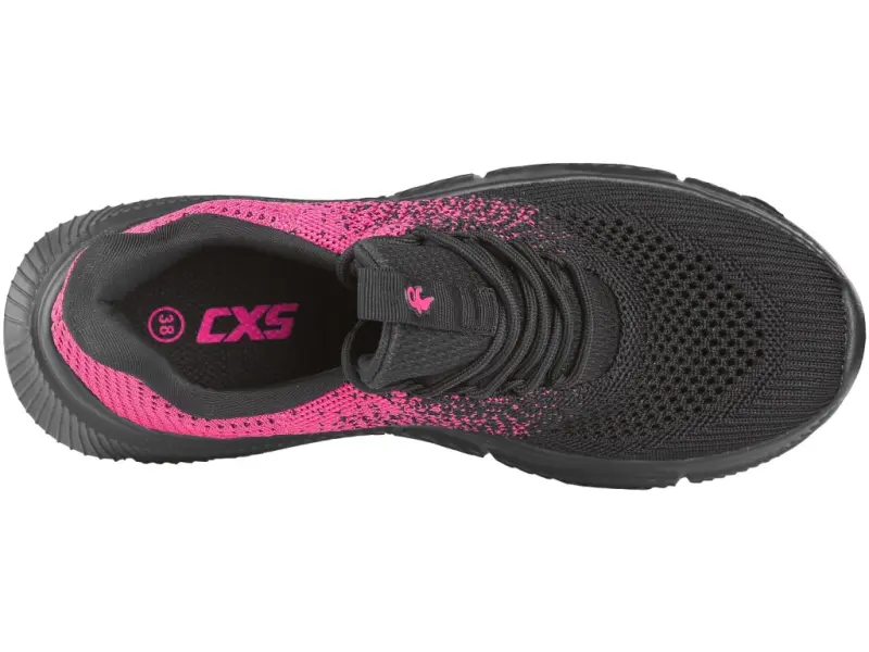 Obuv polobotka CXS BARBADOS, růžovo-černá, vel. 42