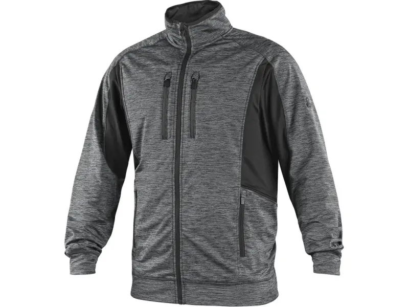 Mikina CXS LEONIS, šedo - černá, vel. 5XL
