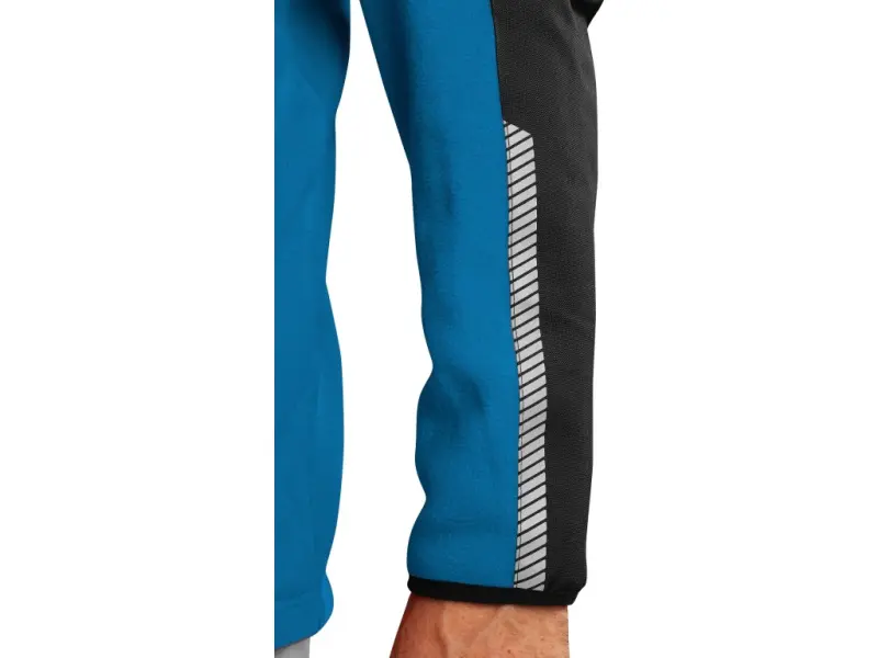 Bunda CXS 4ENVI SOLIS, pánská, fleecová, azurově modro-černá, vel. 2XL