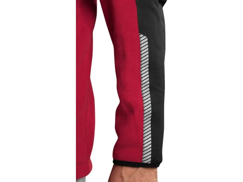 Bunda CXS 4ENVI SOLIS, pánská, fleecová, červeno-černá, vel. 2XL