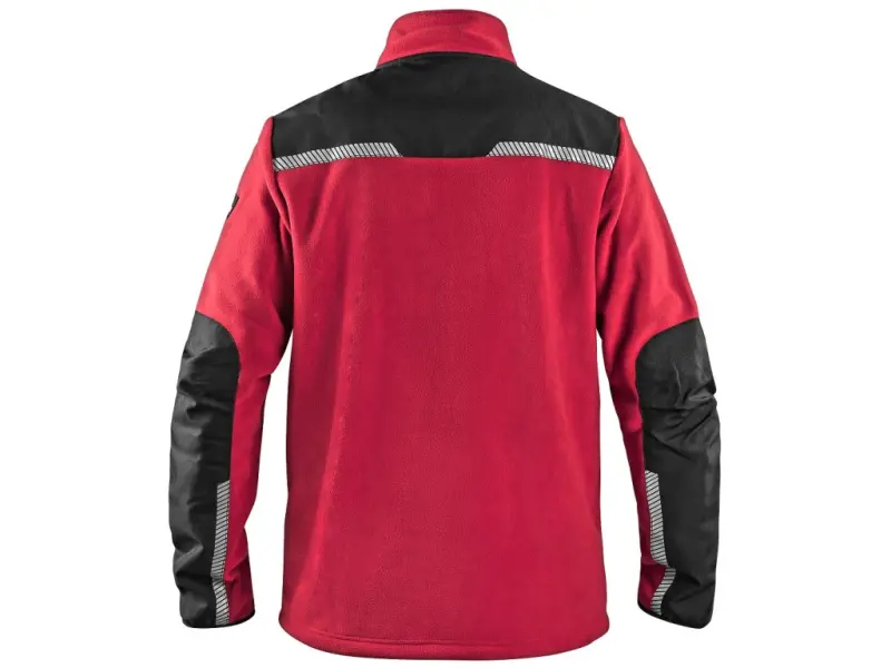 Bunda CXS 4ENVI SOLIS, pánská, fleecová, červeno-černá, vel. 3XL