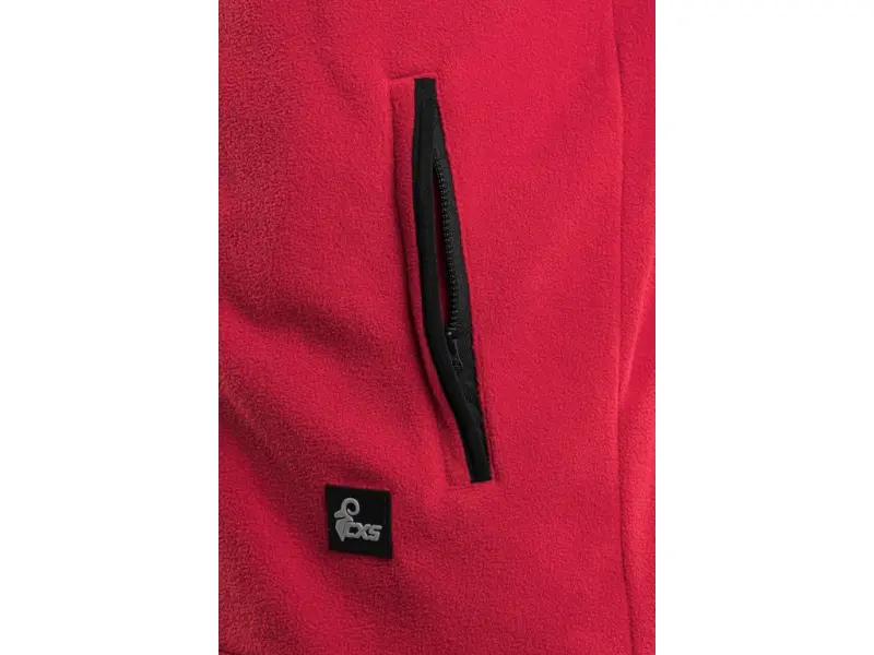 Bunda CXS 4ENVI SOLIS, pánská, fleecová, červeno-černá, vel. 3XL