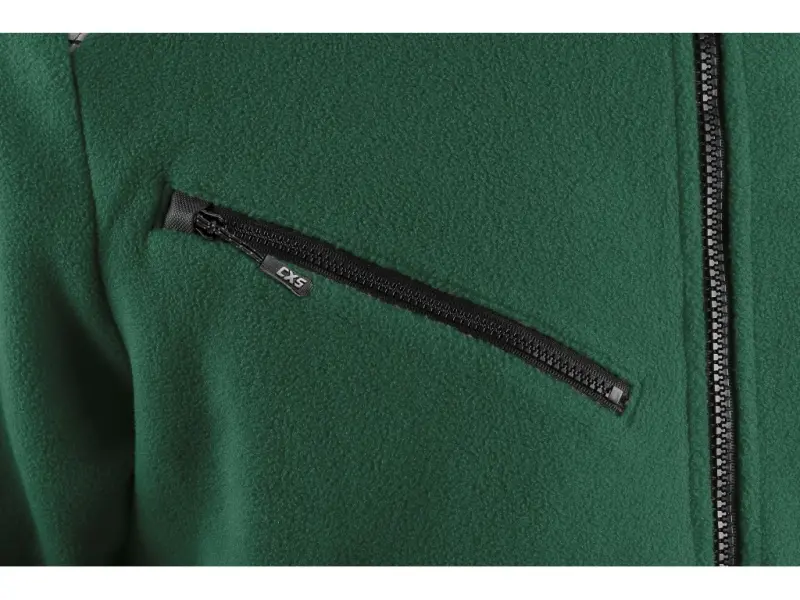 Bunda CXS 4ENVI SOLIS, pánská, fleecová, zeleno-černá, vel. S