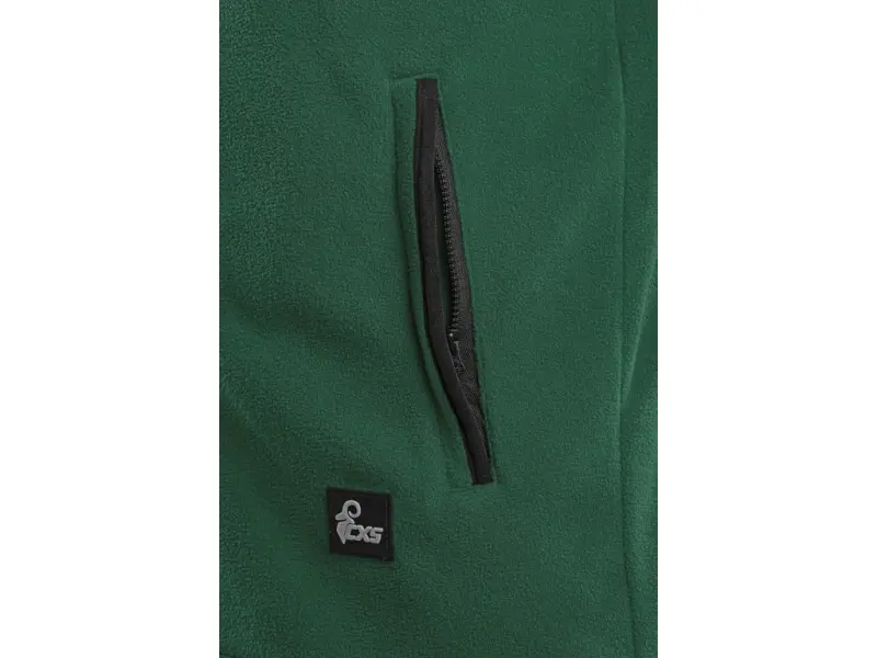 Bunda CXS 4ENVI SOLIS, pánská, fleecová, zeleno-černá, vel. 2XL