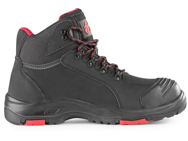 Trezwik CXS ROCK DIORIT S3, kolor czarno-czerwony, roz. 37