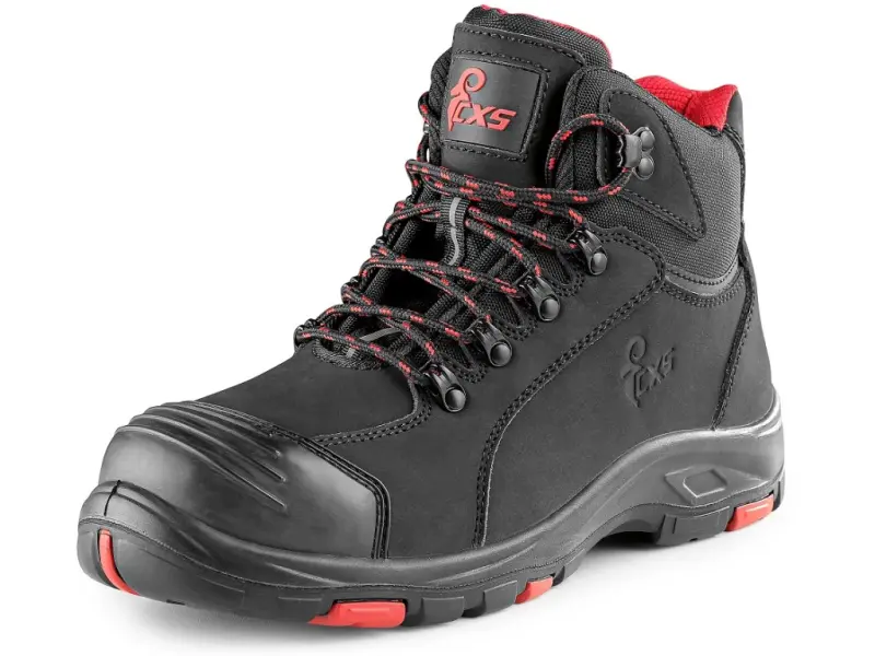 Trezwik CXS ROCK DIORIT S3, kolor czarno-czerwony, roz. 43