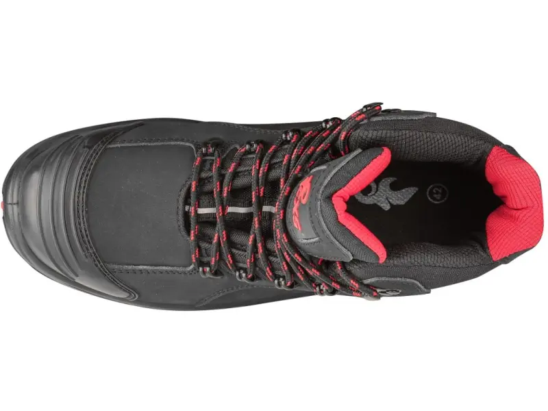 Trezwik CXS ROCK DIORIT S3, kolor czarno-czerwony, roz. 47