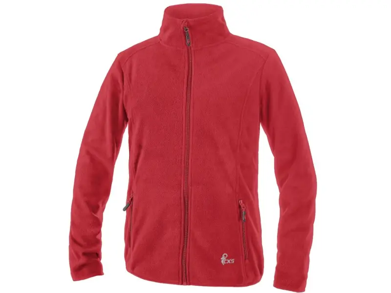 Mikina CXS GRANBY CHILD, dětská, fleece, červená, vel. 160
