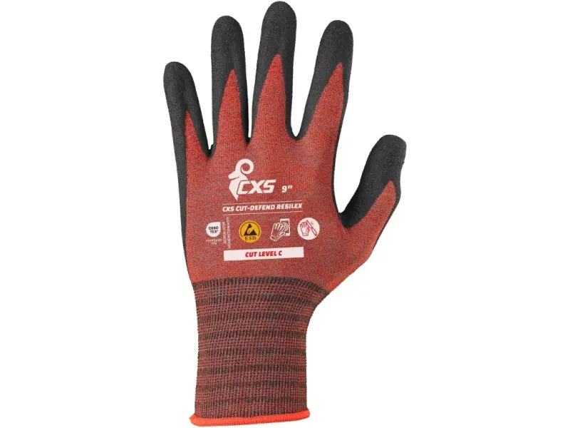 Rukavice CXS CUT-DEFEND RESILEX, ESD, vel. 09