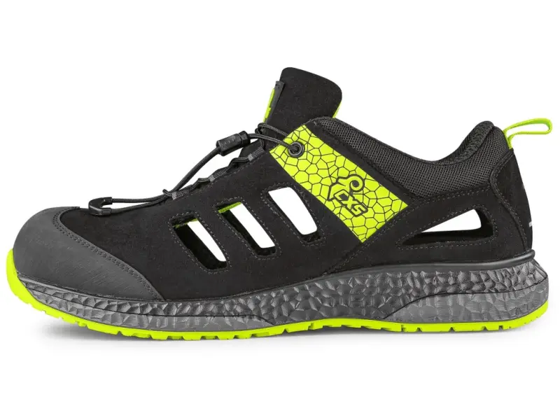 Półbut CXS FIBELINE FLORELA S1PS, kolor czarno-zielony, roz. 45