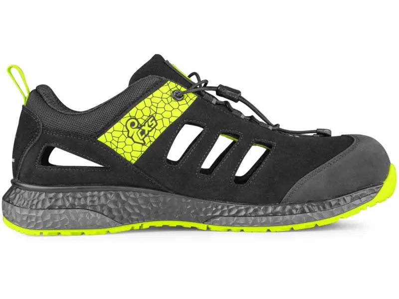 Półbut CXS FIBELINE FLORELA S1PS, kolor czarno-zielony, roz. 47