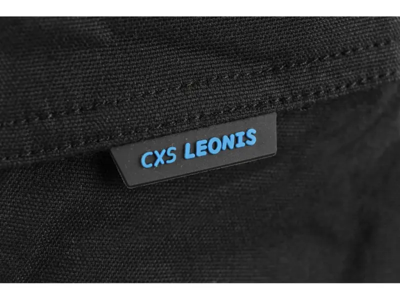 Kraťasy CXS LEONIS, pánské, černé s modro/červenými doplňky, vel. 50