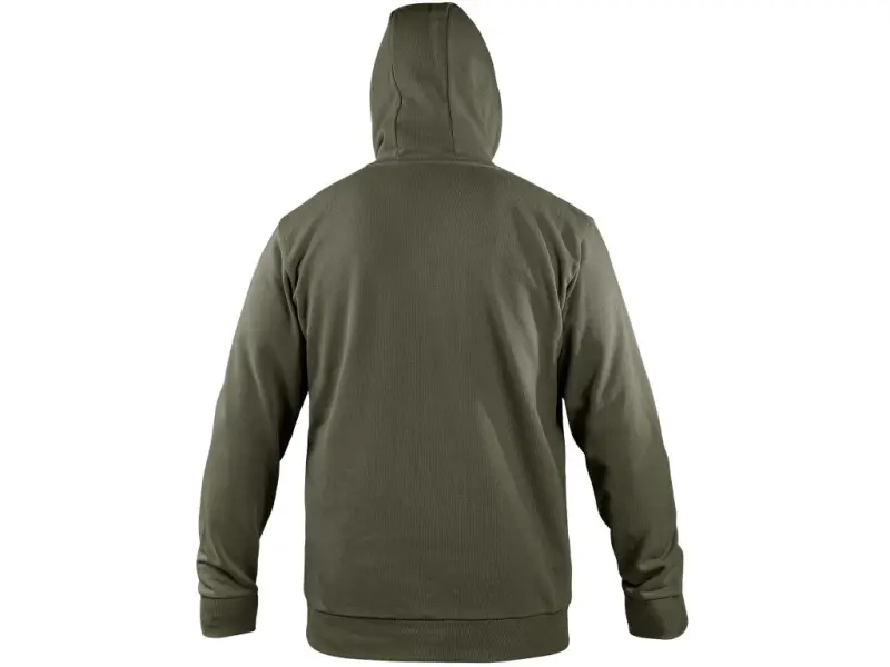 Mikina s kapucí CXS ALTON, khaki, vel. XL