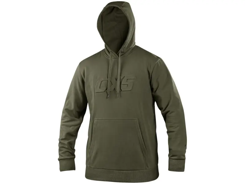 Mikina s kapucí CXS ALTON, khaki, vel. 2XL