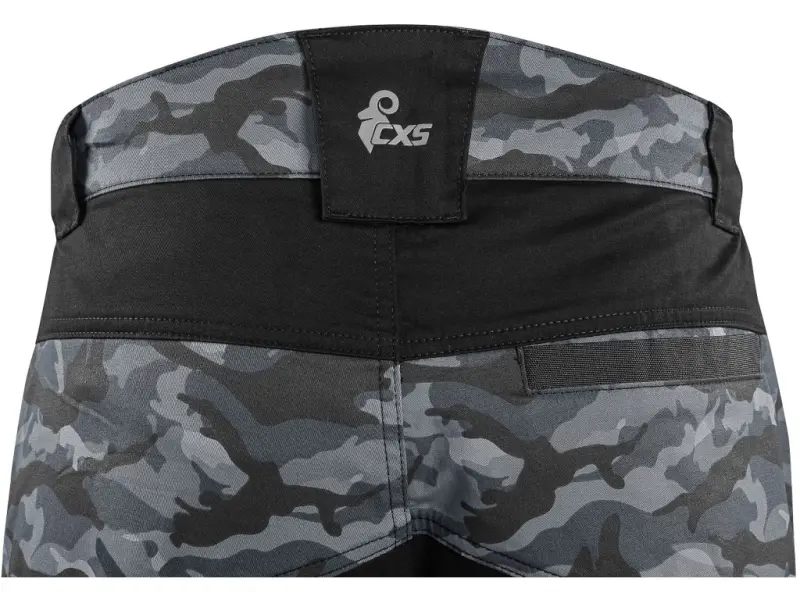 Kraťasy CXS SOLIS FLEX, pánské, maskáčovo-černé, vel. 50