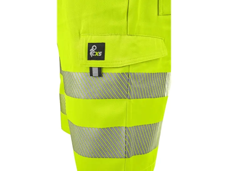 Kraťasy CXS NORWICH výstražné, pánské, žluto-modré, vel. 50