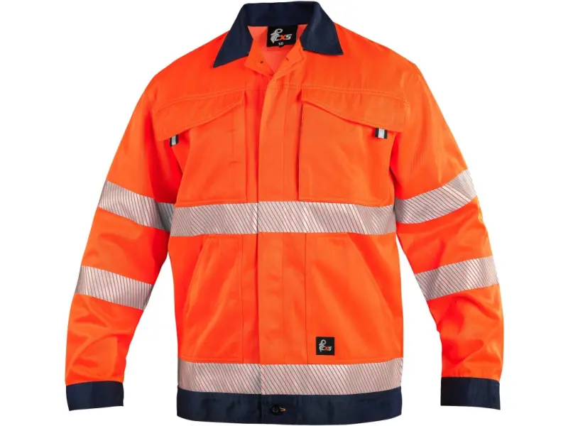 Blůza CXS NORWICH, výstražná, pánská, oranžovo - modrá, vel. 66