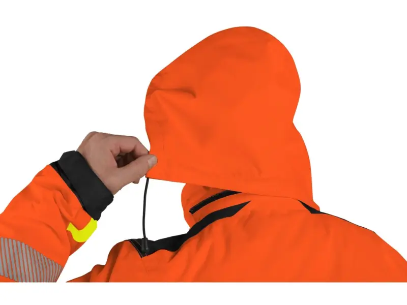 Bunda CXS BENSON, výstražná, zateplená, oranžovo-černá, vel. M