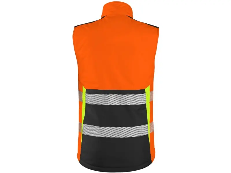 Vesta CXS BENSON, pánská, výstražná, zateplená, oranžovo-černá, vel. L