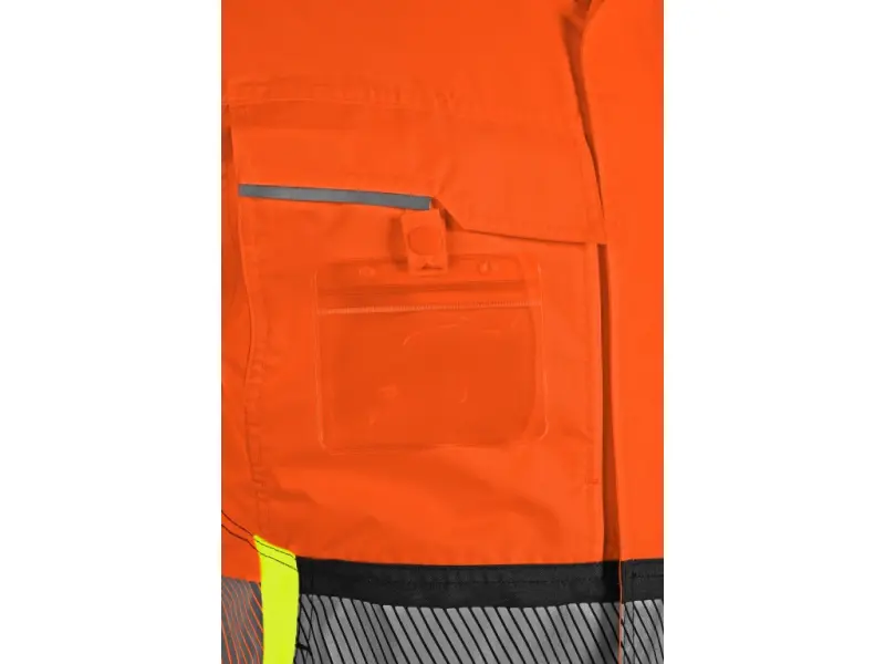Vesta CXS BENSON, pánská, výstražná, zateplená, oranžovo-černá, vel. L