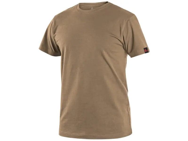 Tričko CXS NOLAN, krátký rukáv, béžové, vel. 2XL