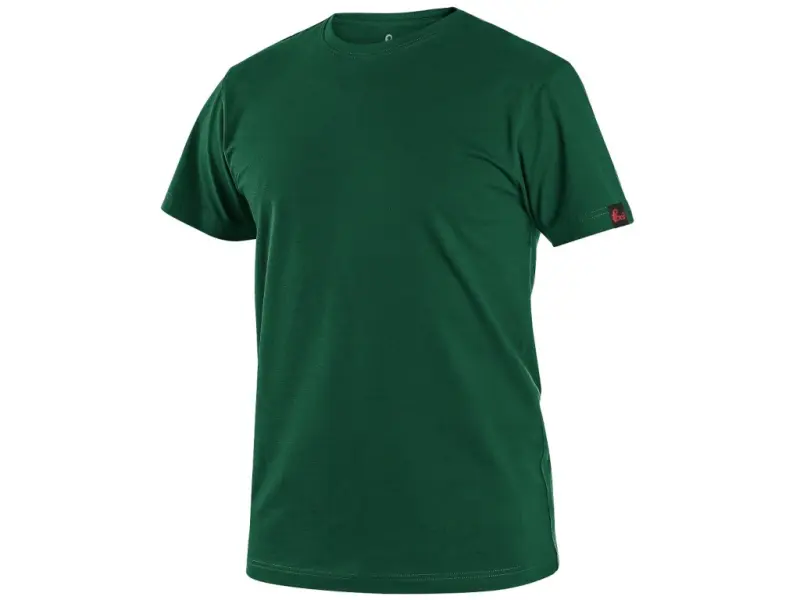 Tričko CXS NOLAN, krátký rukáv, láhvově zelené, vel. 2XL