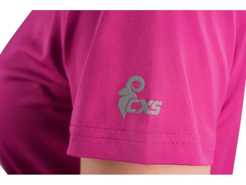 Tričko CXS MOVADO, funkční, krátký rukáv, dámské, růžové. vel. L