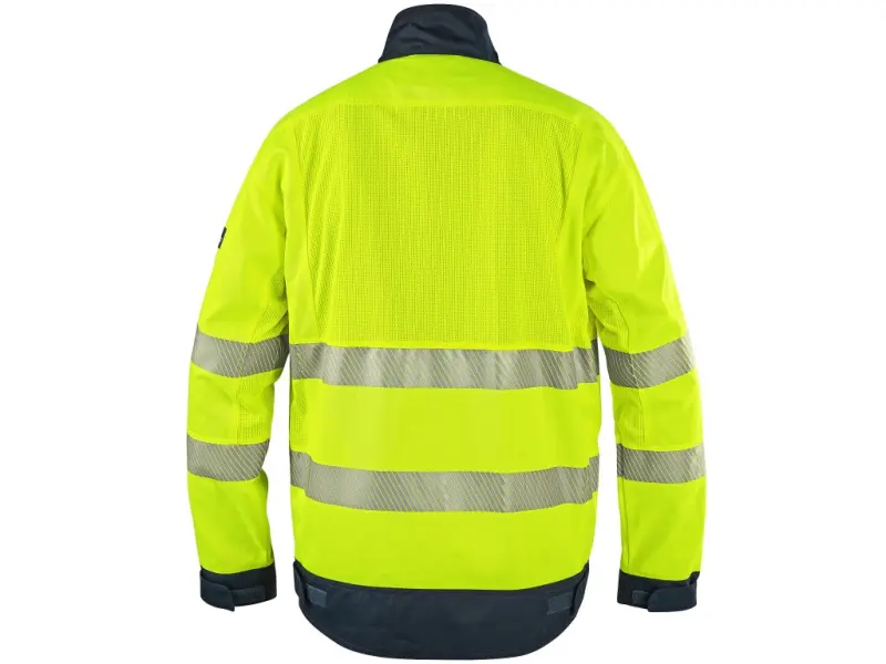 Blůza CXS HALIFAX, pánská, výstražná se síťovinou, žluto-modrá, vel. 50