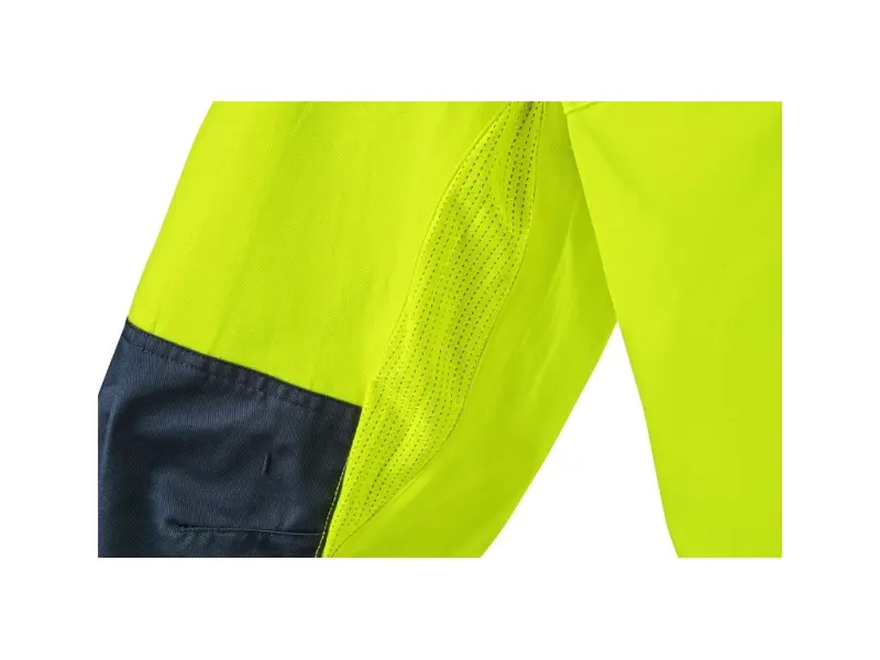 Kalhoty CXS HALIFAX, pánské, výstražné se síťovinou, žluto-modré, vel. 64