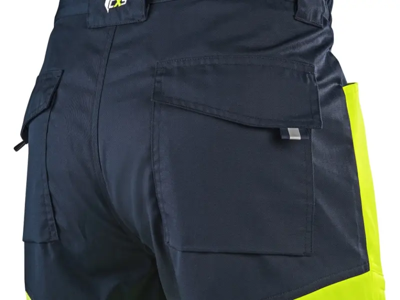 Zahradníky CXS HALIFAX, pánské, výstražné se síťovinou, žluto-modré, vel. 58