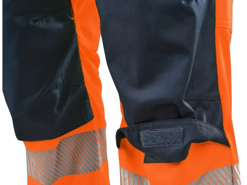 Zahradníky CXS HALIFAX, pánské, výstražné se síťovinou, oranžovo-modré, vel. 50