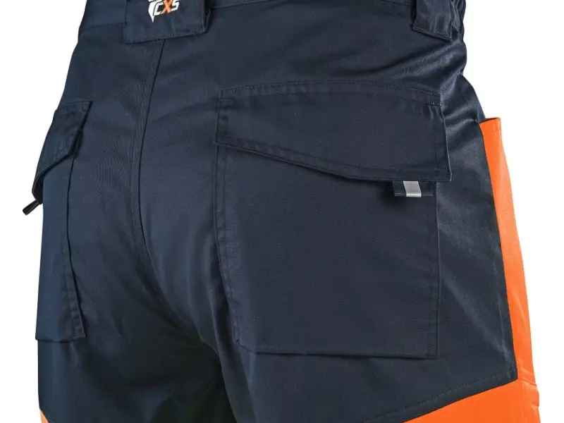 Zahradníky CXS HALIFAX, pánské, výstražné se síťovinou, oranžovo-modré, vel. 54