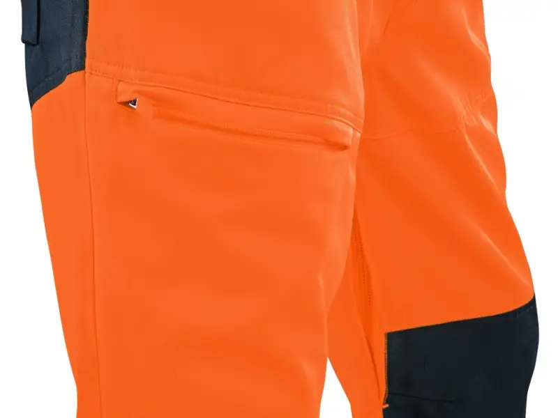 Zahradníky CXS HALIFAX, pánské, výstražné se síťovinou, oranžovo-modré, vel. 60