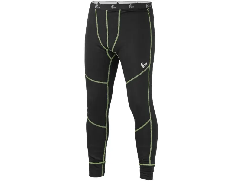 Spodky CXS REWARD, funkční, pánské, černo-zelené, vel. 3XL