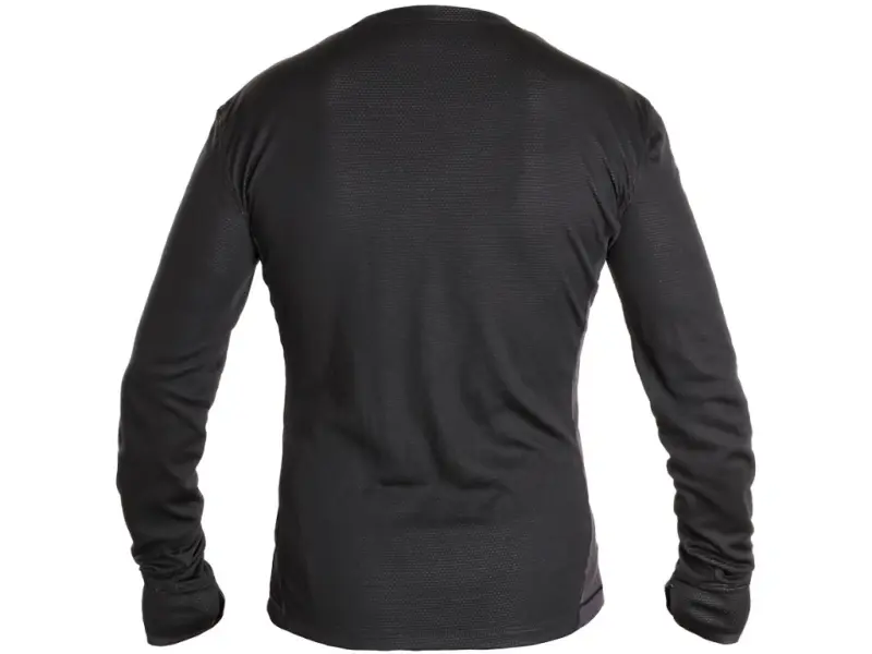 Tričko CXS COOLDRY, funkční, dlouhý rukáv, pánské, černo-tmavě šedé, vel. S