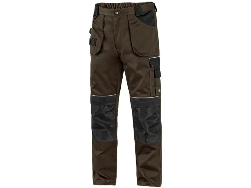 Kalhoty CXS ORION TEODOR, pánské, hnědo-černé, vel. 58