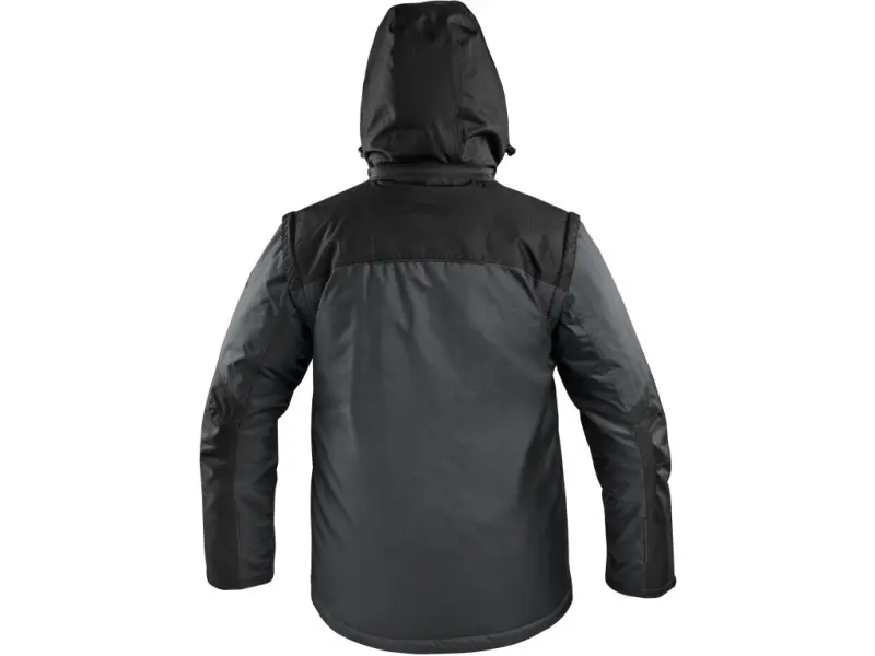 Bunda CXS IRVINE PRO, pánská, zimní, šedo-černá, vel. 6XL