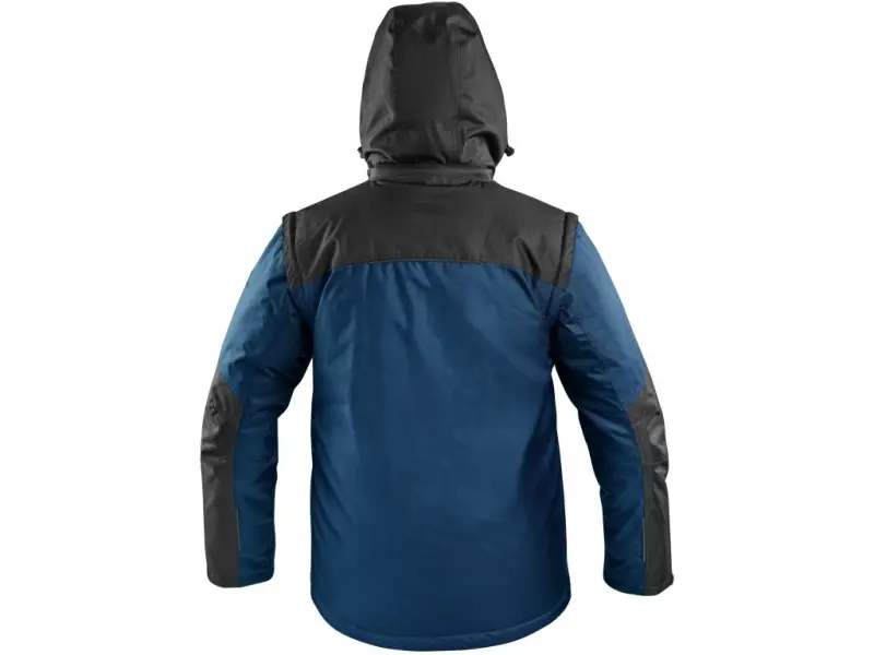 Bunda CXS IRVINE PRO, pánská, zimní, modro-černá, vel. 4XL