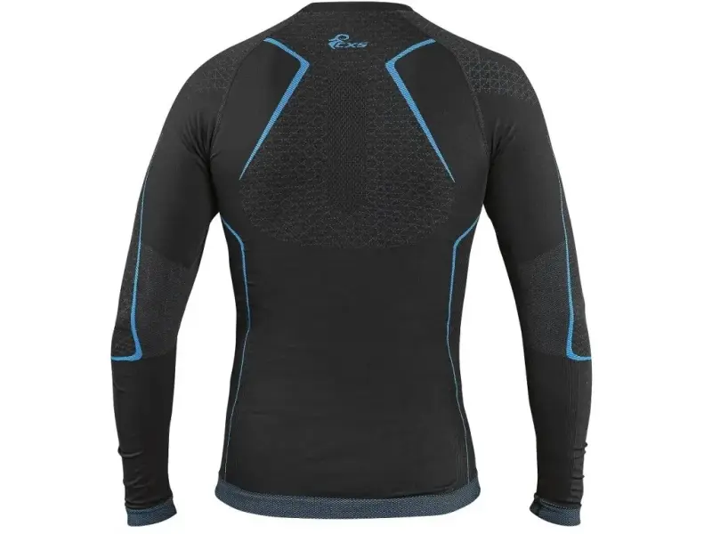 Tričko CXS SeamFlex, funkční, dlouhý rukáv, pánské, černo-modré, vel. 3XL/4XL